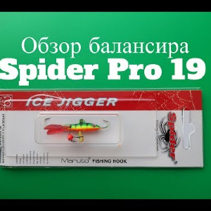 Видеообзор уловистого балансира Spider Pro 19 по заказу Fmagazin