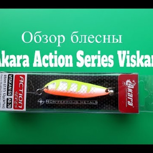 Видеообзор колебалки Akara Action Series Viskan по заказу Fmagazin