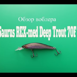Видеообзор воблера Saurus REX-med Deep Trout 70F по заказу Fmagazin