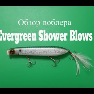 Видеообзор воблера Evergreen Shower Blows по заказу Fmagazin