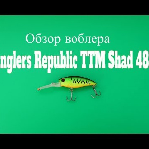 Видеообзор воблера Anglers Republic TTM Shad 48F по заказу Fmagazin