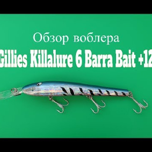 Видеообзор воблера Gillies Killalure 6 Barra Bait +12 по заказу Fmagazin