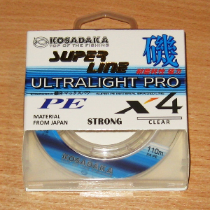 Видеообзор шнура Kosadaka Super Line PE X4 Ultralight Pro по заказу Fmagazin.