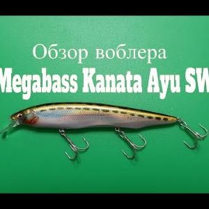 Видеообзор воблера Megabass Kanata Ayu SW по заказу Fmagazin