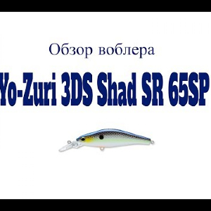 Видеообзор воблера Yo-Zuri 3DS Shad SR 65SP (F1136) по заказу Fmagazin