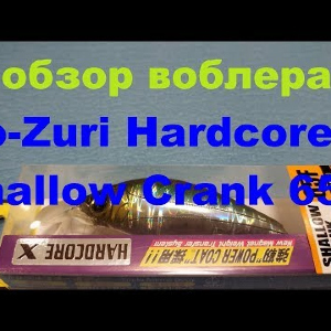 Видеообзор воблера Yo-Zuri Hardcore X Shallow Crank 65F по заказу Fmagazin