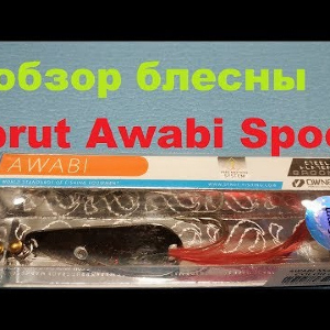 Видеообзор блесны Sprut Awabi Spoon по заказу Fmagazin