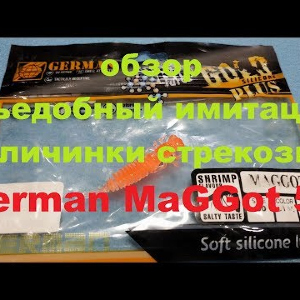 Видеообзор съедобной личинки стрекозы German MaGGot 50 по заказу Fmagazin