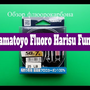 Видеообзор флюорокарбона Yamatoyo Fluoro Harisu Fune по заказу Fmagazin