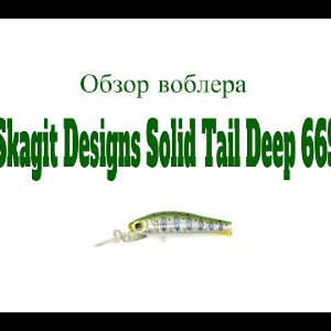 Видеообзор воблера Skagit Designs Solid Tail Deep 66S по заказу Fmagazin