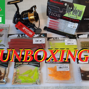 Unboxing посылки с катушкой Ryobi Maturity и приманками по заказу Fmagazin.