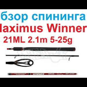 Видеообзор спиннинга Maximus WINNER 21ML 2.1m 5-25g по заказу интернет-магазина