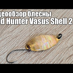 Видеообзор блесны Field Hunter Vasus Shell 2 г. с Fmagazin