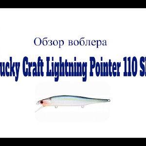 Видеообзор воблера Lucky Craft Lightning Pointer 110SP по заказу Fmagazin