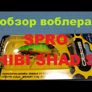 Видеообзор отличного воблера SPRO CHIBI SHAD SL по заказу Fmagazin