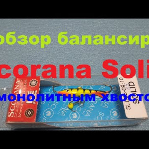 Видеообзор балансира Scorana Solid с монолитным хвостом по заказу Fmagazin