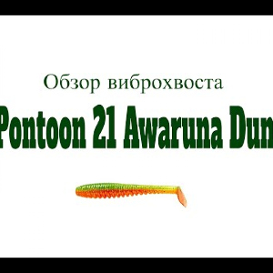Видеообзор виброхвоста Pontoon 21 Awaruna Dun по заказу Fmagazin