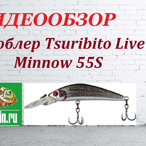 Видеообзор Воблера Tsuribito Live Minnow 55S по заказу Fmagazin.