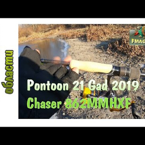 Pontoon 21 Gad 2019 Chaser 862MMHXF. Посылка из Фмагазин.ру