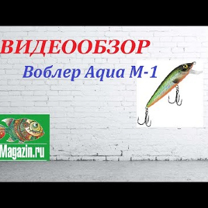 Видеообзор Воблера Aqua M-1 по заказу Fmagazin.