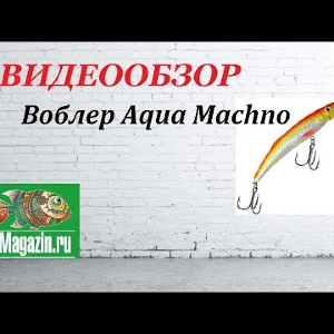 Видеообзор Воблера Aqua Machno по заказу Fmagazin.