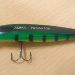 Распаковка посылки с воблером Akara Predator 100F по заказу Fmagazin