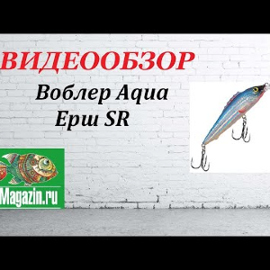 Видеообзор Воблера Aqua Ерш SR по заказу Fmagazin.