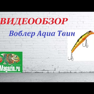 Видеообзор Воблера Aqua Твин по заказу Fmagazin.