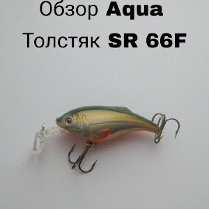 Обзор воблера Aqua Толстяк SR 66F по заказу Fmagazin