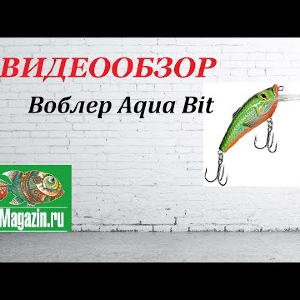 Видеообзор Воблера Aqua Bit по заказу магазина Fmagazin.