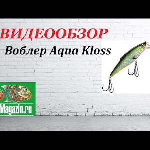 Видеообзор Воблера Aqua Kloss по заказу Fmagazin.