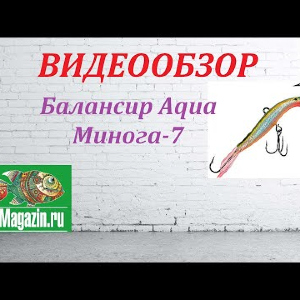 Видеообзор Балансира Aqua Минога-7 по заказу Fmagazin.