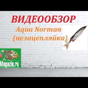 Видеообзор Блесны Aqua Norman (незацепляйка) по заказу Fmagazin.