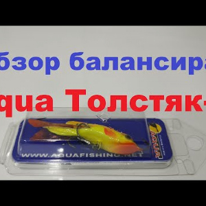 Видеообзор интересного балансира Aqua Толстяк-5 по заказу Fmagazin