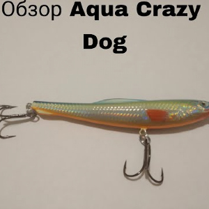 Обзор воблера Aqua Crazy Dog по заказу Fmagazin
