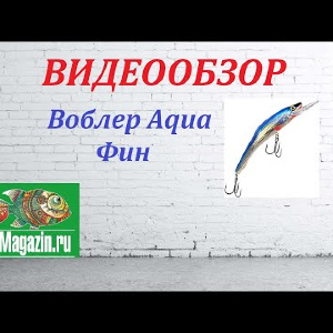Видеообзор Воблера Aqua Фин по заказу Fmagazin.