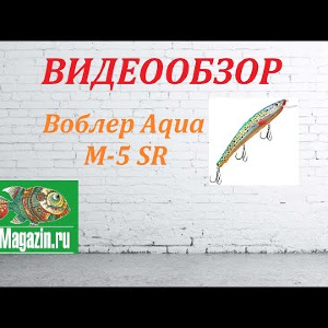 Видеообзор Воблера Aqua M-5 SR по заказу Fmagazin.