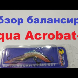 Видеообзор интересного балансира Aqua Acrobat-3 по заказу Fmagazin