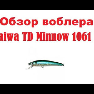 Видеообзор воблера  Daiwa TD Minnow 1061 SP по заказу интернет-магазина Fmagazin