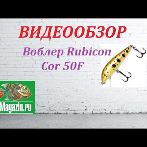 Видеообзор Воблера Rubicon Cor 50F по заказу Fmagazin.