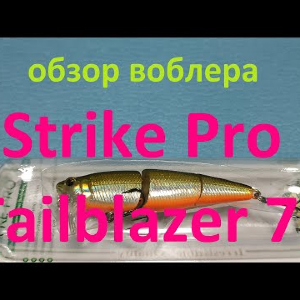 Видеообзор воблера Strike Pro Tailblazer 75 по заказу Fmagazin