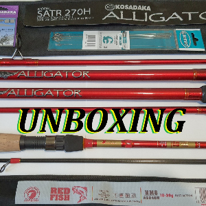 Unboxing посылки со спиннингами Kosadaka и Aqua по заказу Fmagazin.