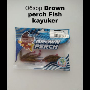 Обзор Brown Perch Fish KayuKer по заказу Fmagazin