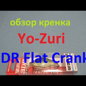 Видеообзор воблера Yo-Zuri 3DR Flat Crank по заказу Fmagazin