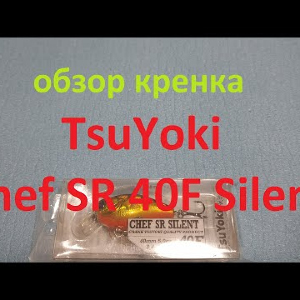 Видеообзор воблера TsuYoki Chef SR 40F Silent по заказу Fmagazin