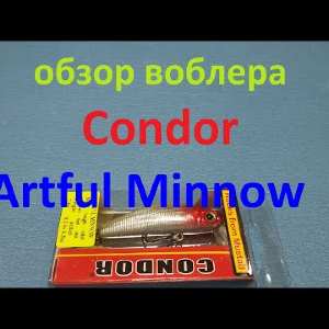 Видеообзор воблера Condor Artful Minnow по заказу Fmagazin