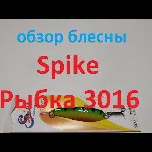 Видеообзор блесны Spike Рыбка 3016 по заказу Fmagazin