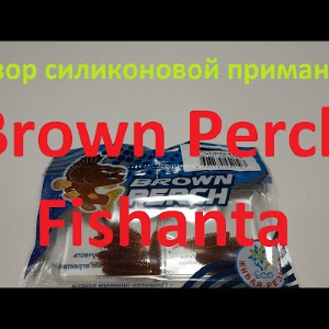 Видеообзор силиконовой приманки Brown Perch Fishanta по заказу Fmagazin