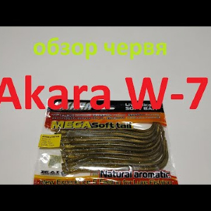 Видеообзор силиконового червя Akara W-7 по заказу Fmagazin