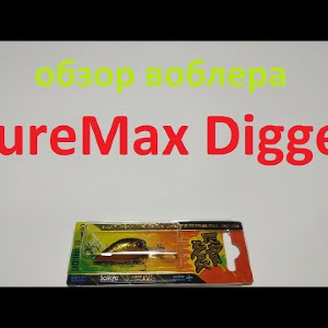 Видеообзор воблера LureMax Digger по заказу Fmagazin